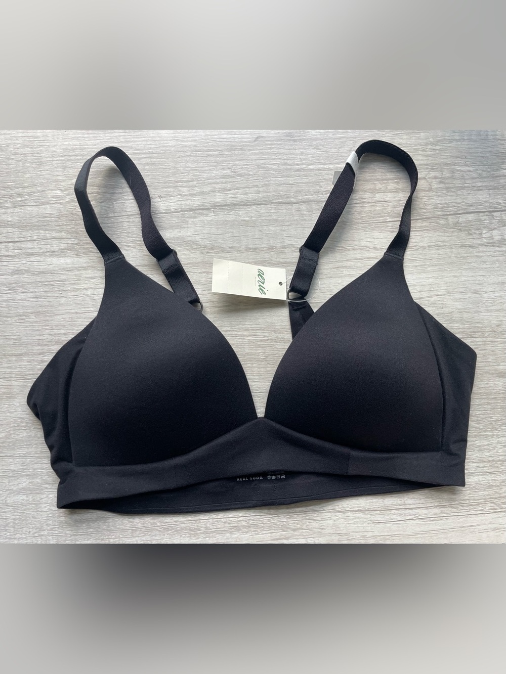 Aerie Real Sunnie Wireless Bra Navy Blue NWT- 32C